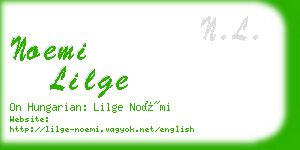 noemi lilge business card